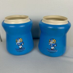 Vintage UNC Pair Of Ramses Mascot Koozie Can Cooler Holder‎ 1990 North Carolina